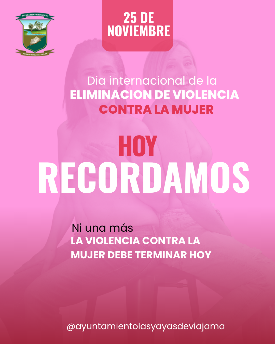 25 de noviembre-Día Internacional para la Eliminación de la Violencia contra la Mujer